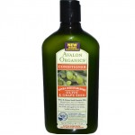 อาหารเสริม เมล็ดองุ่น grape seed ราคาส่ง ยี่ห้อ Avalon Organics, Conditioner, Extra Moisturizing, Olive & Grape Seed, Fragrance Free, 11 oz (312 g)
